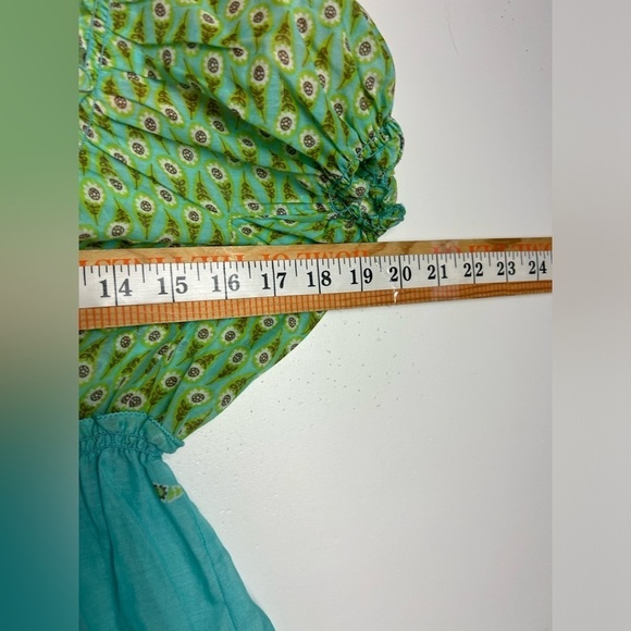 Sophie max Y2K Silk Blouse Top S Multicolor Off the shoulder Lightweight fairy - Picture 8 of 10